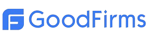 GoodFirms logo in blue