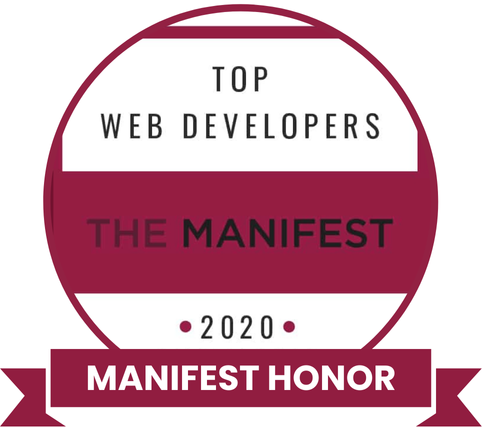 Manifest Top web developers 2020 badge